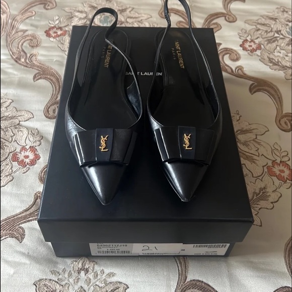 SOLD SOLD. Saint Laurent Slingback flats - Picture 2 of 7